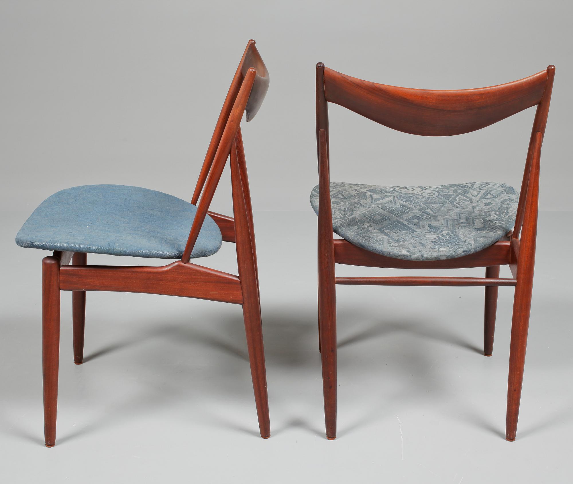 STOLAR, ett par, H W Klein, Bramin, Danmark, 1950/60-tal.