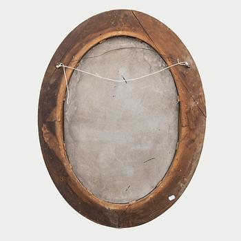 A late empire gided mirror mid 1800s.