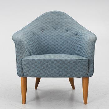 Kerstin Hörlin-Holmquist, An armchair, “Lilla Adam”, from the “Paradiset” series, Triva, Nordiska Kompaniet, mid-20th century.