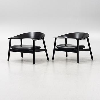 Henrik Bønnelycke, a pair of easy chairs, Silo, Denmark, 21st Century.