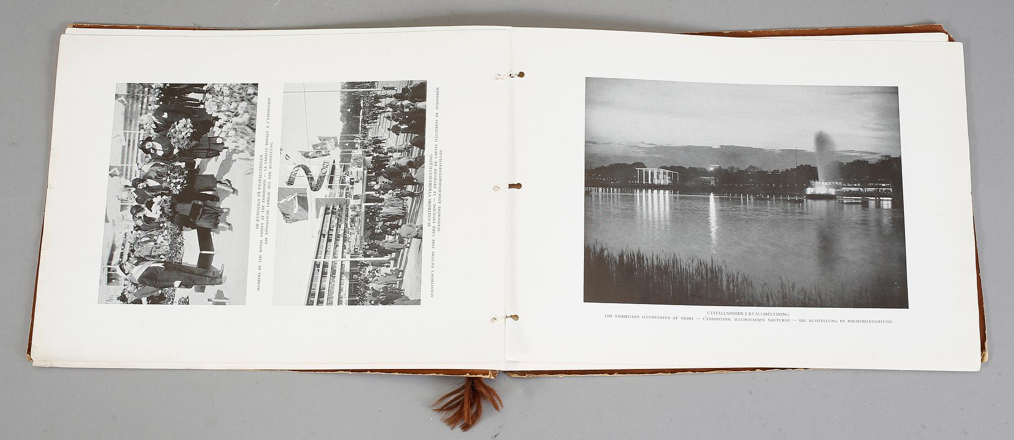 BOK SAMT UTSTÄLLNINGSKATALOG, Stockholmsutställningen 1930.