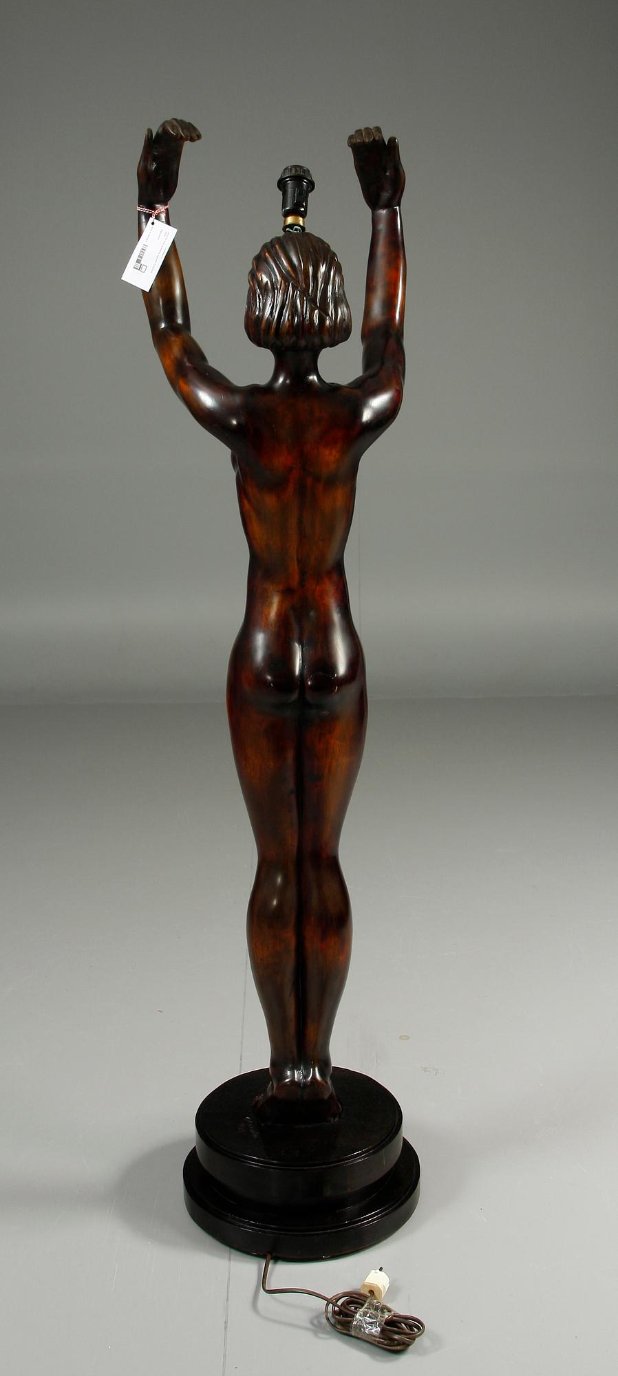 GOLVLAMPA, signerad O.Schalin, 1933.