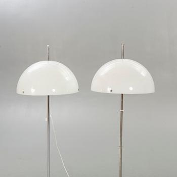 A set of two Fagerhult floor lamps, later part of the 20th century.