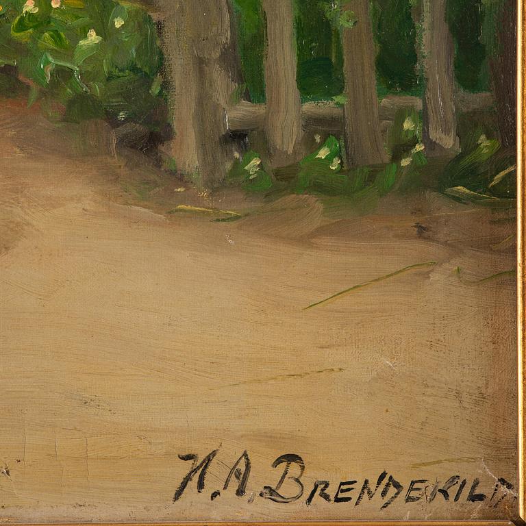 Hans Andersen Brendekilde, Samspråk vid staketet.