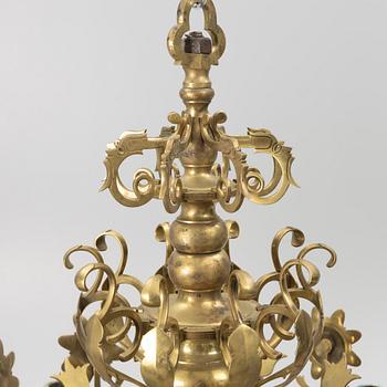 Chandelier, Baroque style, early 20th century.