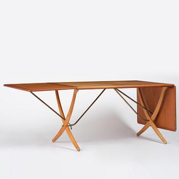 Hans J. Wegner, a dining table model "AT-304", Andreas Tuck, Denmark, 1960s.