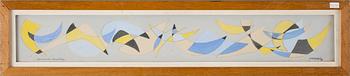Tage Hedqvist · TAGE HEDQVIST, gouache, sign o dat -58.