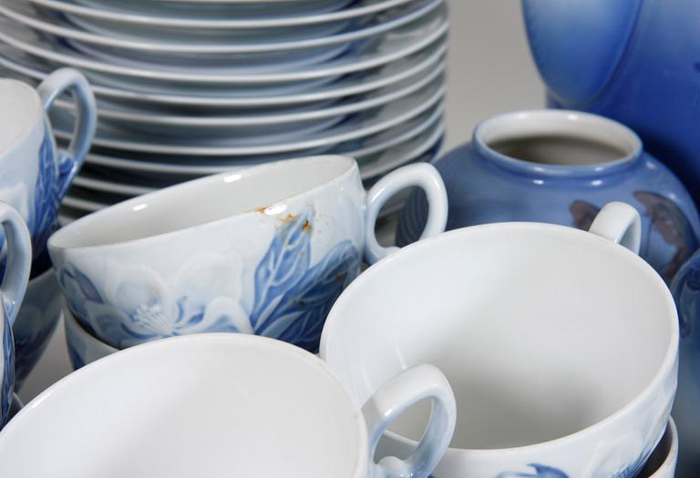 KAFFESERVIS, 48 st, porslin, Bing & Gröndahl.