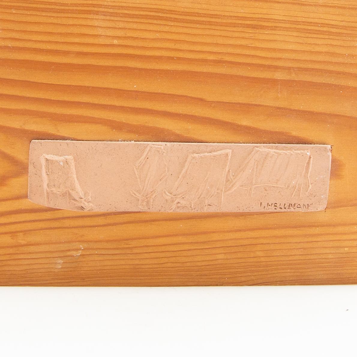 Inga Hellman, wall reliefs, 2 pcs.