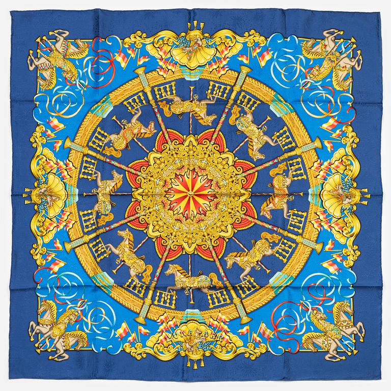 Hermès, scarf, "Luna Park".