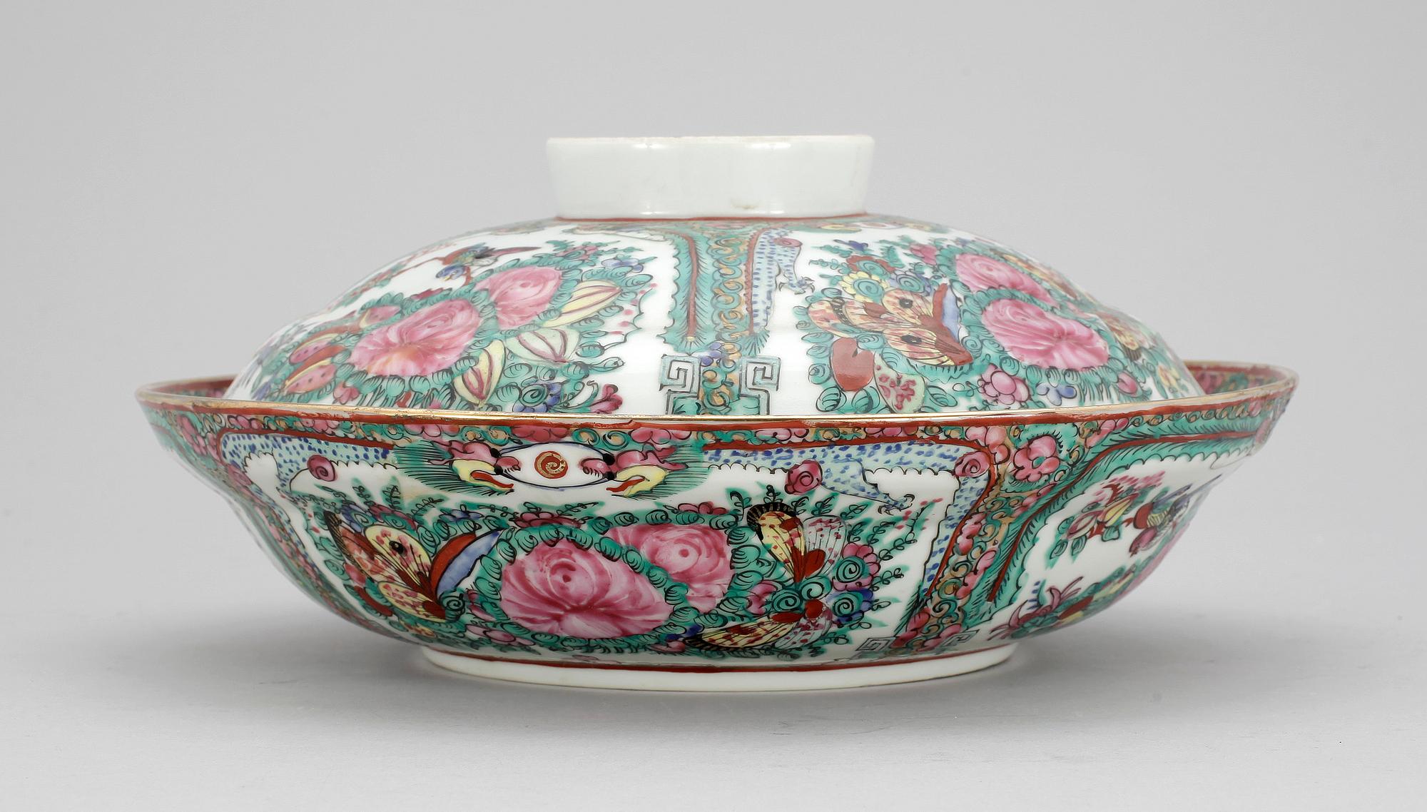 FAT med LOCK, porslin, Kina, 1900-talets första hälft.