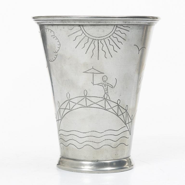 Firma Svenskt Tenn, a vase, Stockholm, 1924.