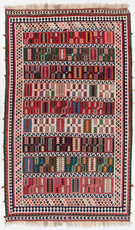 Carpet, Kelim, Iran, semi-antique, approx. 300 x 175 cm.