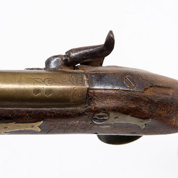 CAPLOCK PISTOL, 19th century.