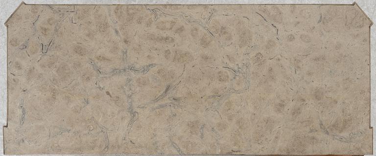 Gustaviansk, Byrå, sengustaviansk, omkring 1800.