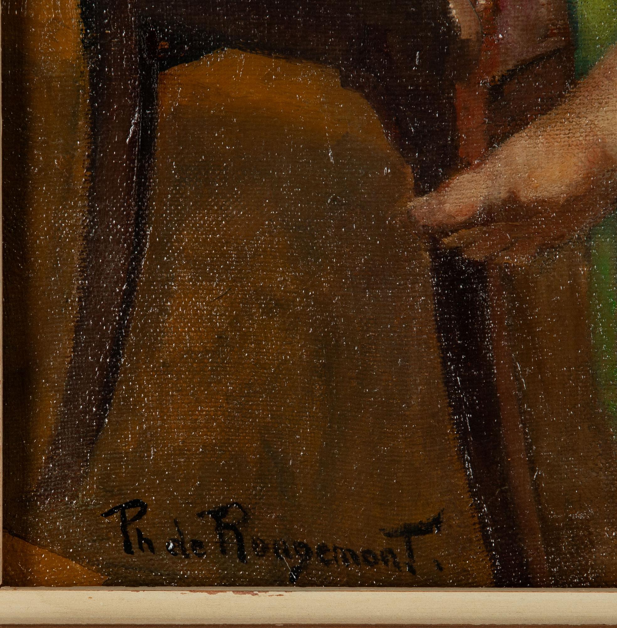 Philippe de Rougemont, I konstnärens atlejé.