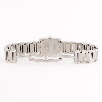 CARTIER, Tank Francaise, armbandsur, 20 x 25 mm.