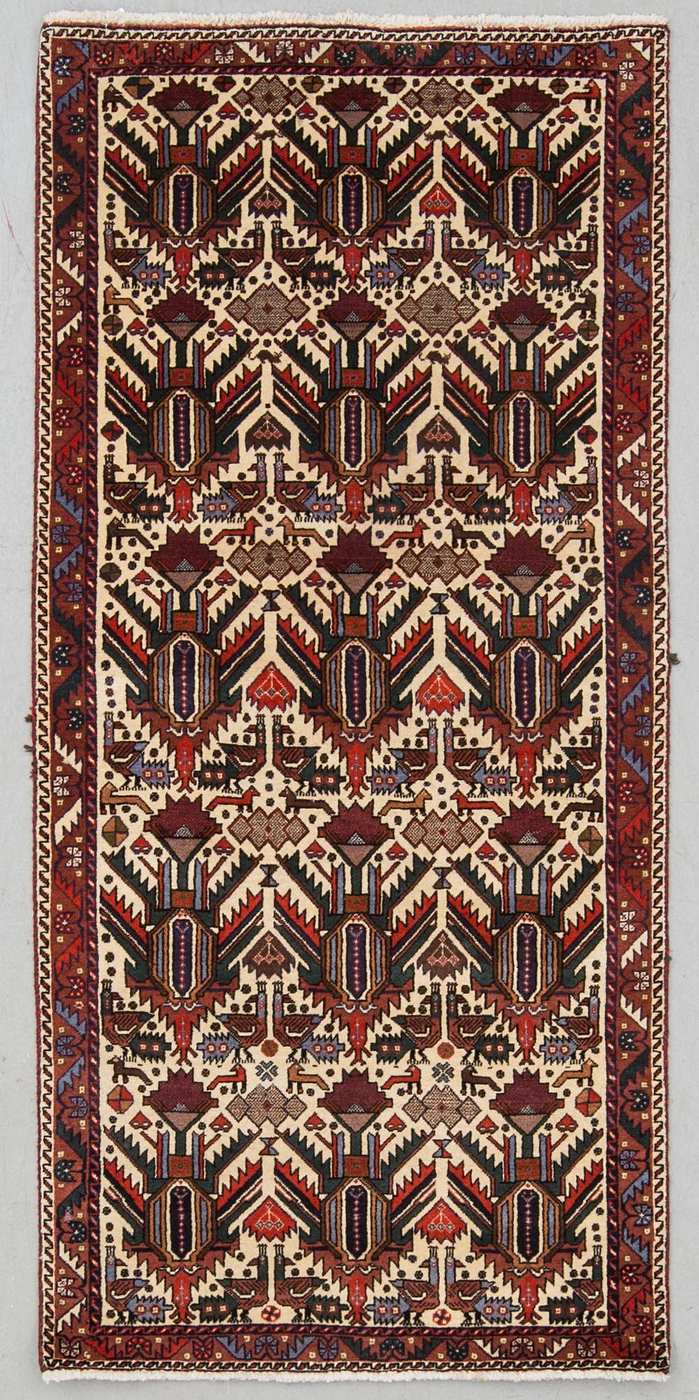 MATTA, old, Afshar. Ca 193 x 90 cm.
