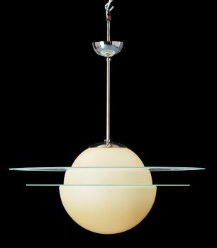 TAKLAMPA, "Dubbelsaturnus", 1900-talets början. H ca 70.