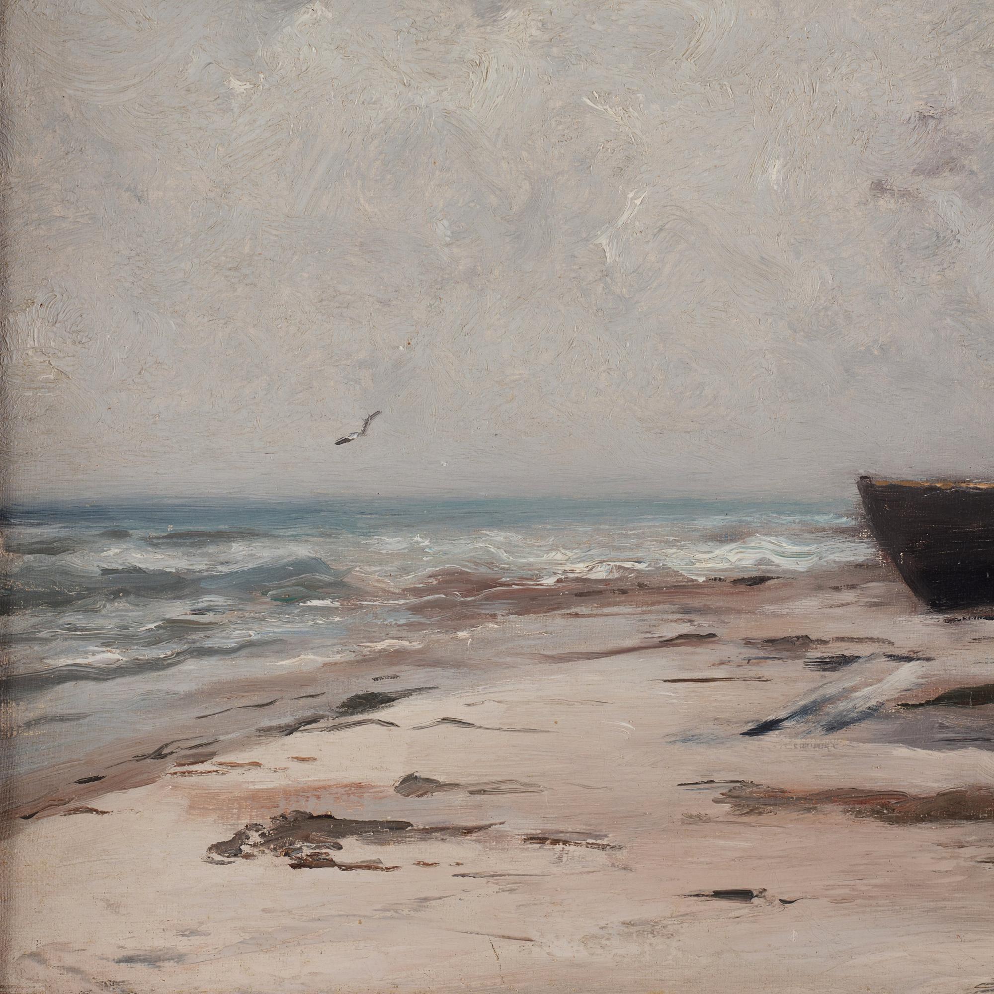 Wilhelm von Gegerfelt, Boats on the beach - Skagen.