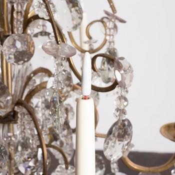 Chandelier, Rococo style, 20th century.