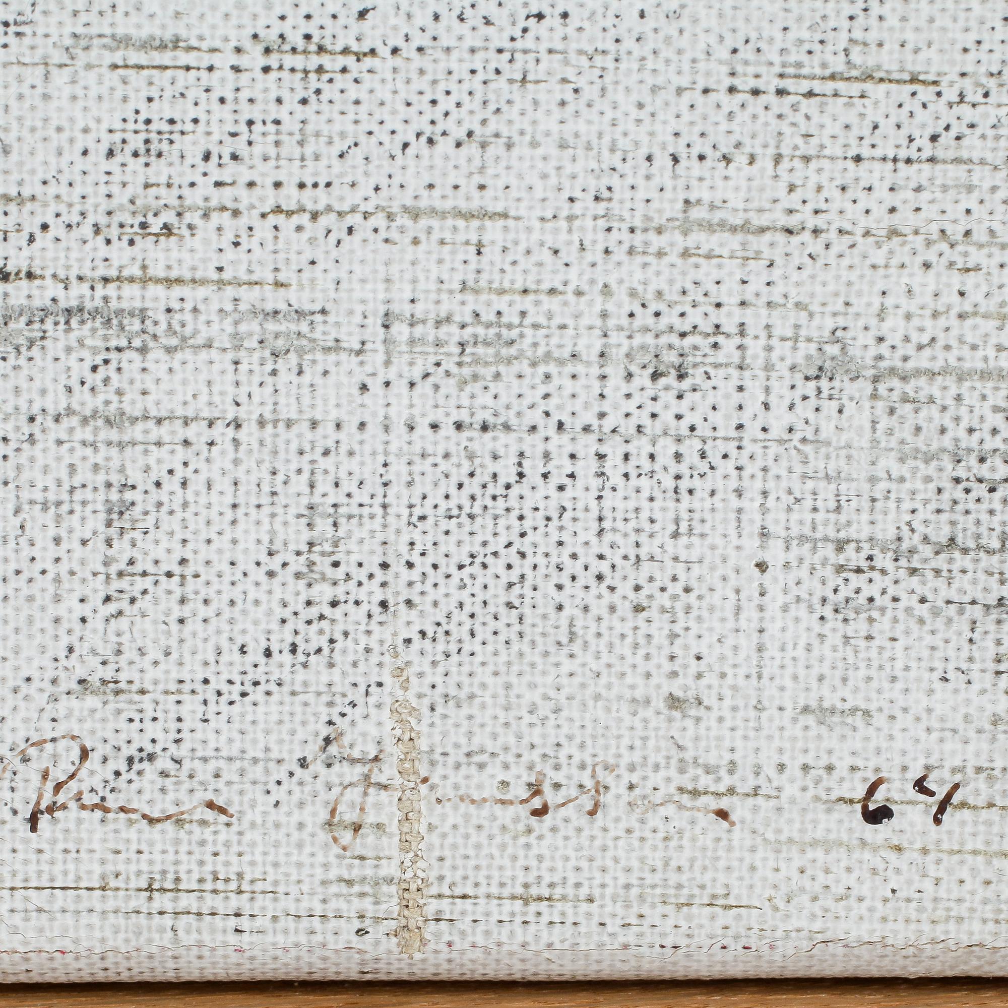 RUNE JANSSON, olja på duk, signerad á tergo.