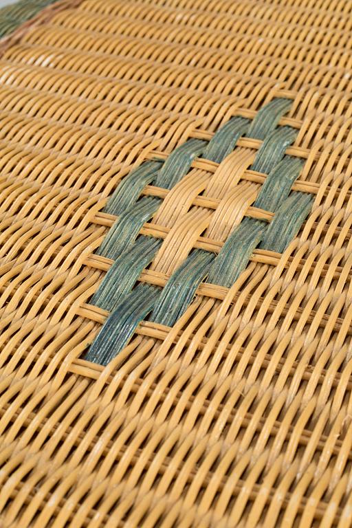 A set of rattan furniture from Bruka, Stockholm, second half of the 20th century.