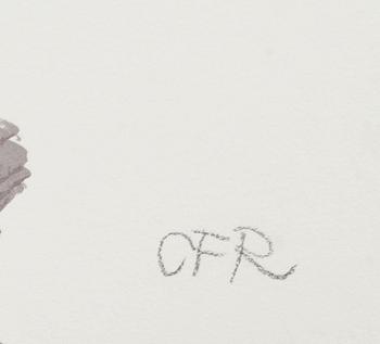 CARL FREDRIK REUTERSWÄRD, färgserigrafi, monogramsignerad och numrerad 182/200.