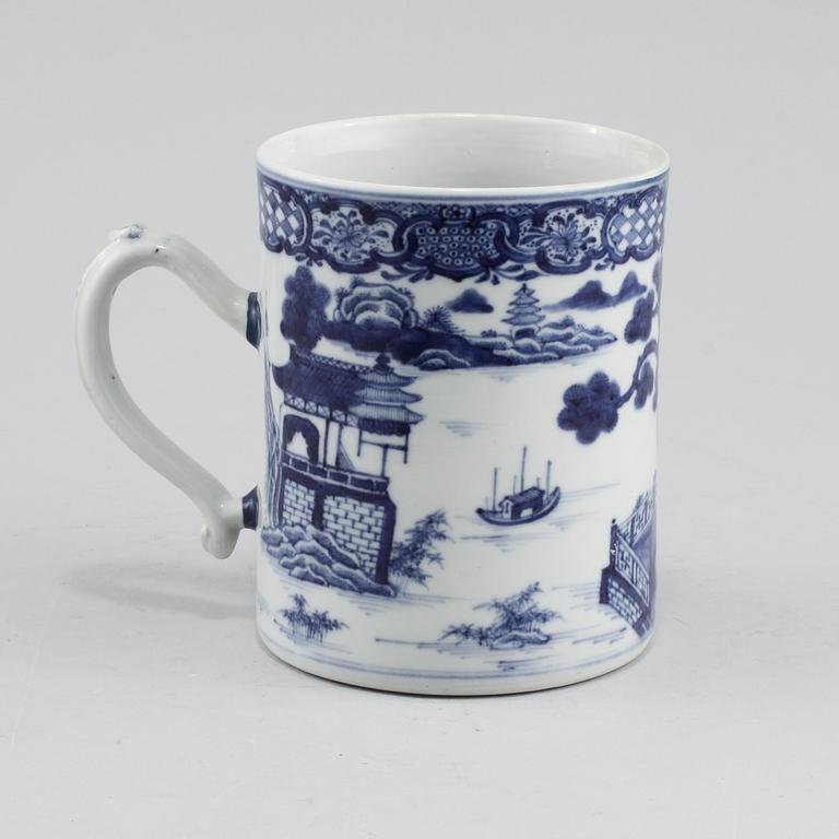 MUGG, porslin, Kina, 1800-tal.