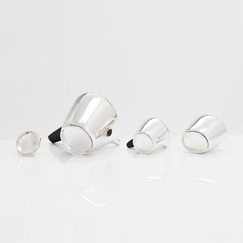 Hannes Niemi, a 3-piece silver hot chocolate/ coffee set, Helsinki 1955.
