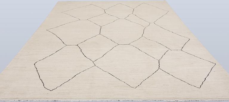 A Morocco carpet, c. 351 x 251 cm.
