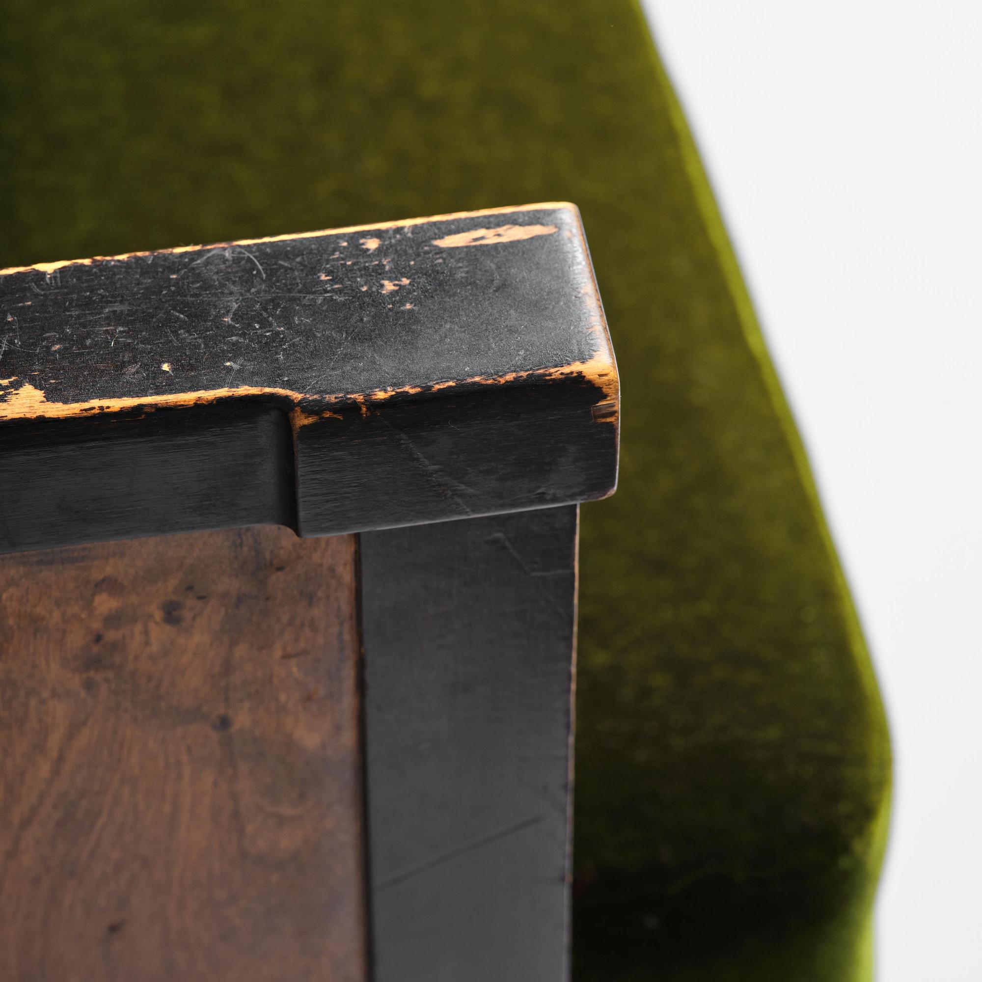 A pair of 1930s birch armchairs.