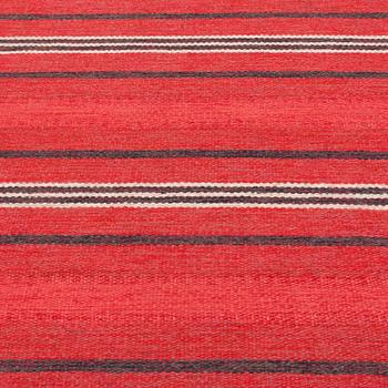 A CARPET, flat weave, around 285 x 151 cm.