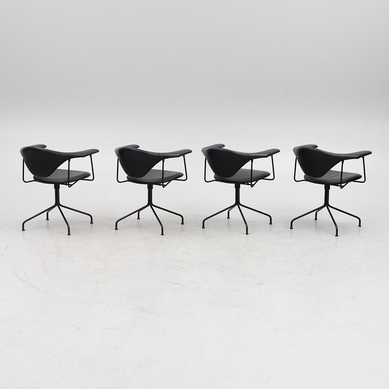 GamFratesi, four 'Masculo' chairs, Gubi, Danmark.