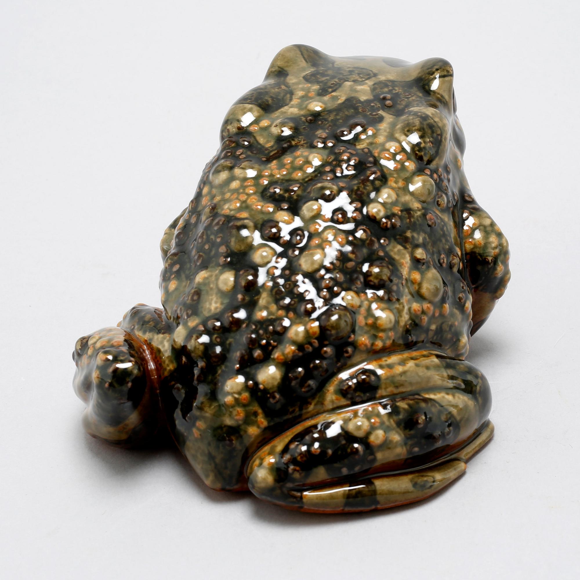 Three stoneware figurines by Gustavsberg, from the late 20th century.