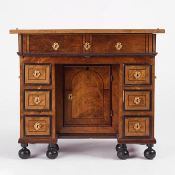 Queen Hedvig Eleonora's Ulriksdal desk, a baroque parquetry desk by royal cabinetmaker Hindrich von Hachten, 1691.