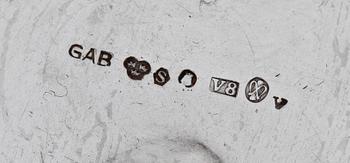 PARTI SILVER, 5 delar, vikt 409 g.