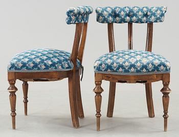 STOLAR, ett par, Karl Johan, omkring 1800-talets mitt.