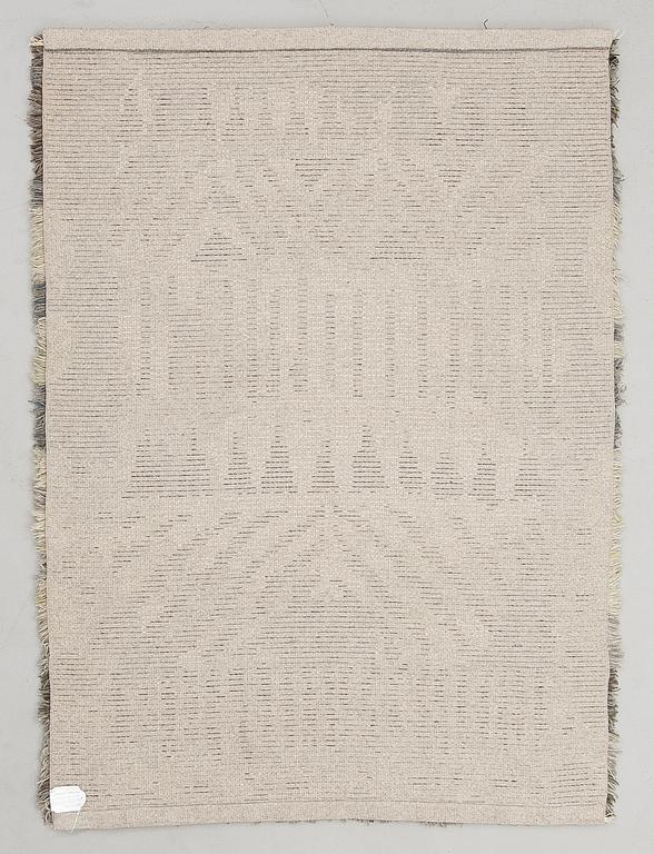 A rug designed in 1956 by Kirsti Rantanen, 'Lapin jäkälä'. Circa 157x111 cm.