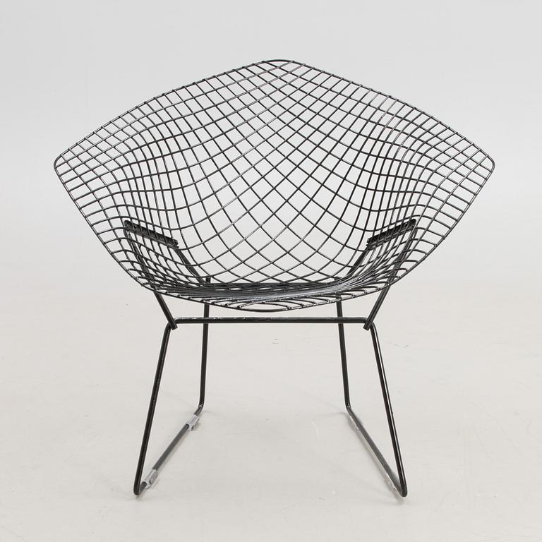 HARRY BERTOIA, fåtölj, "Diamond chair", 1900-talets senare hälft.