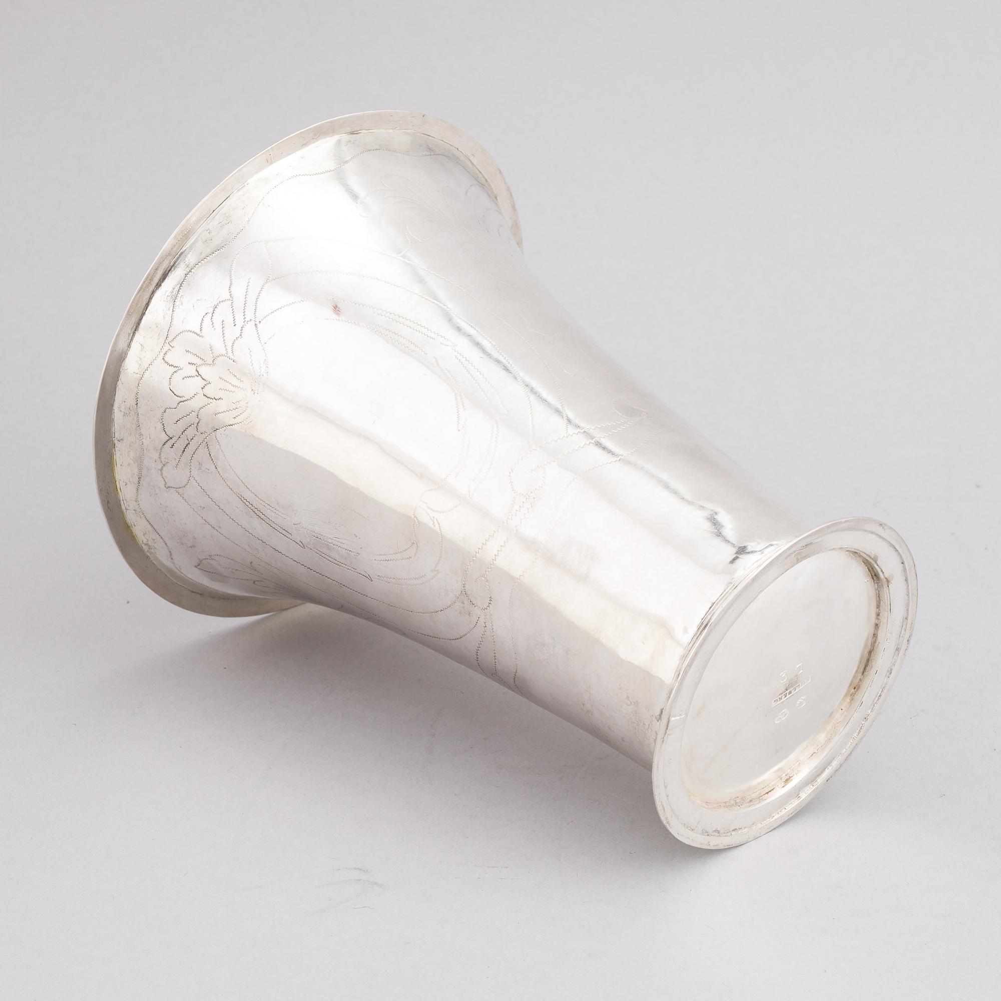 Christian Kullberg, bägare, silver, Ystad 1793.