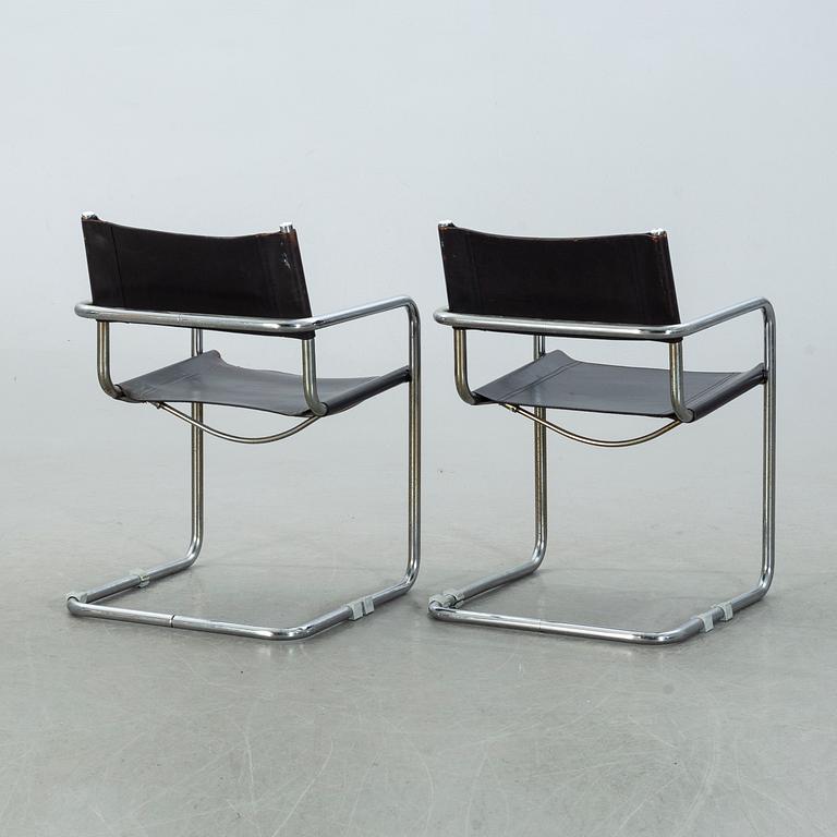 A PAIR OF CHAIRS, second half of 20th century.