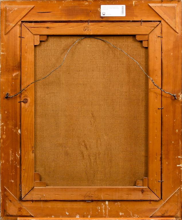 OKÄND KONSTNÄR, olja på duk, ej sign. 1900-talets första hälft.