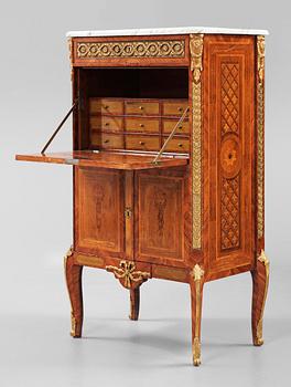 A Gustavian secretaire signed and dated by Gottlieb Iwersson 1783.