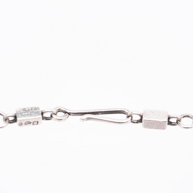 Wiwen Nilsson, necklace, sterling silver, Lund, 1948.