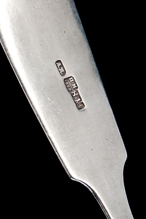 SOPPSLEV, silver. St Petersburg, 1868. C:a 200 g.