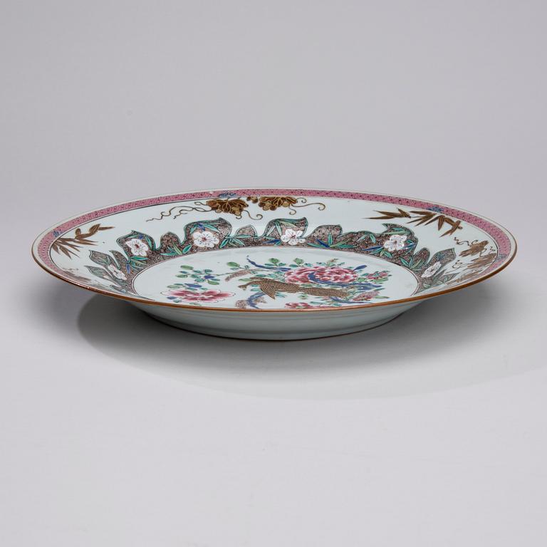 FAT, porslin, Famille rose, Kina, Qianlong (1736-95).