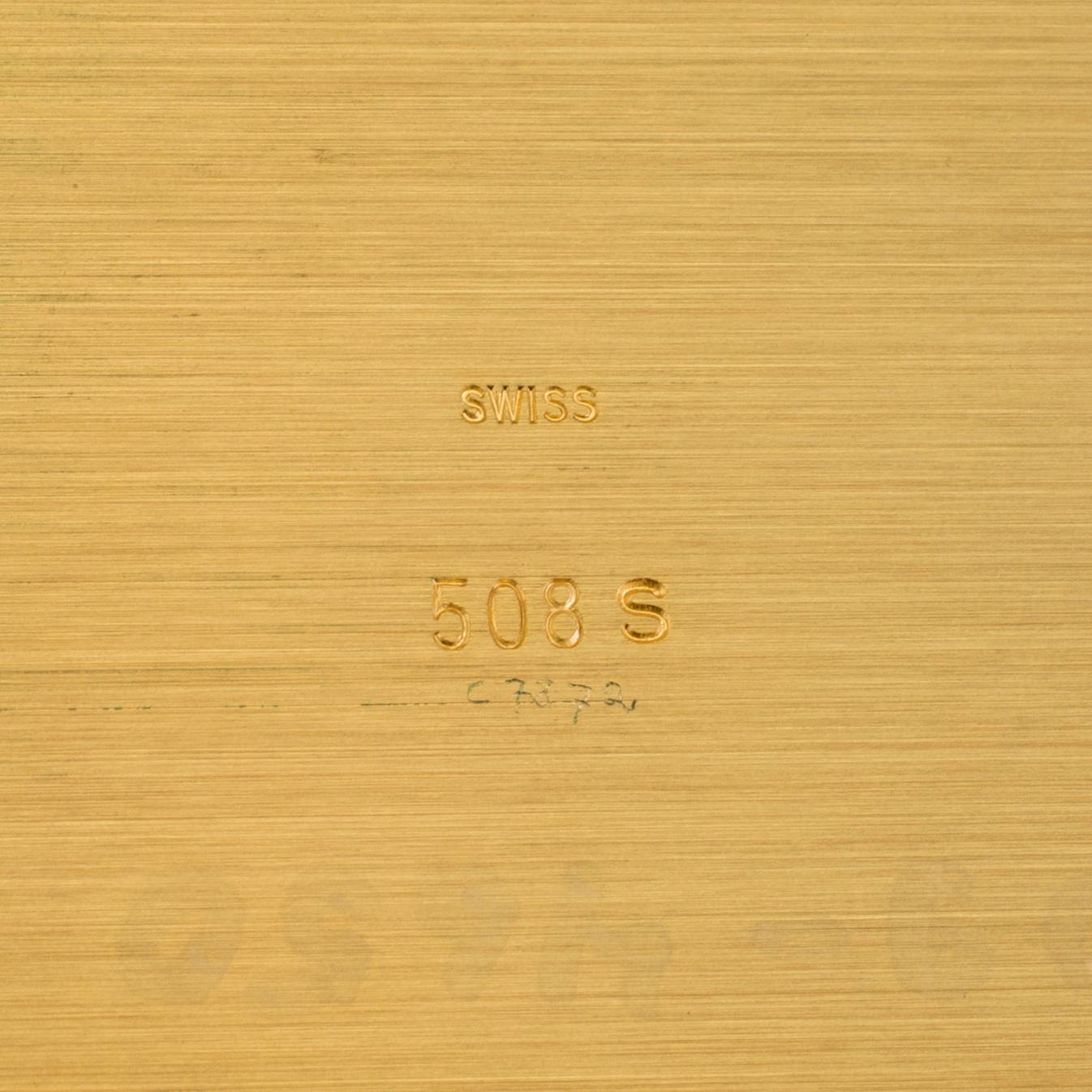 A second half of the 20th century mantle clock, by Jaeger Le Coultre, Schweiz.