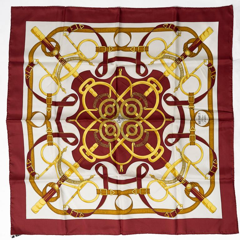 Hermès, scarf, "Eperon d'Or".