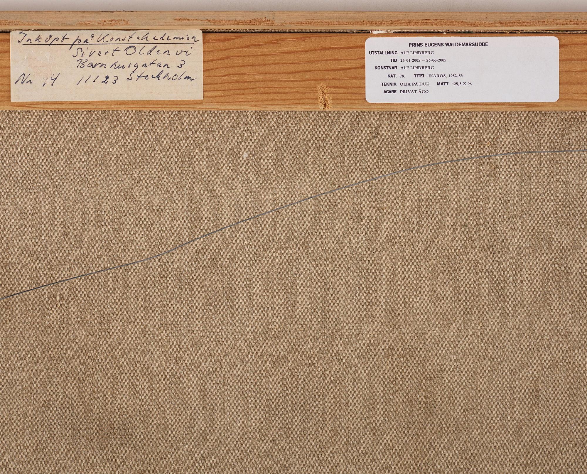 Alf Lindberg, "Ikaros".